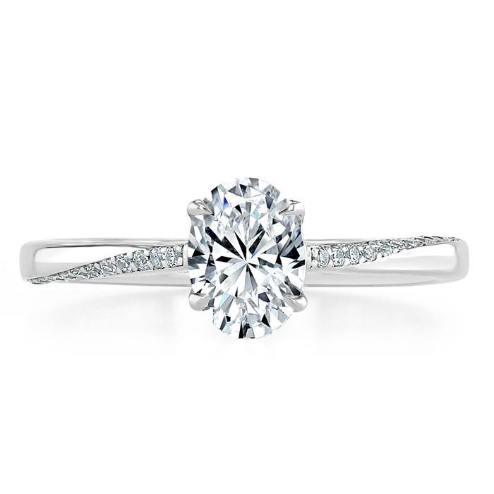 The Nora — Oval Lab Diamond Solitaire Engagement Ring VII