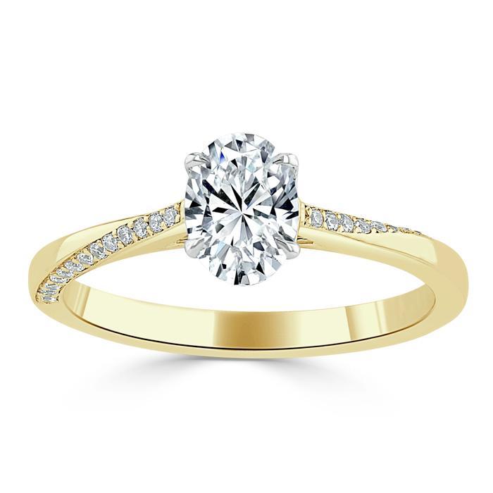 The Nora — Oval Lab Diamond Solitaire Engagement Ring VII