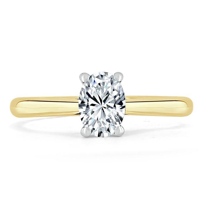 The Nora — Oval Lab Diamond Solitaire Engagement Ring VI