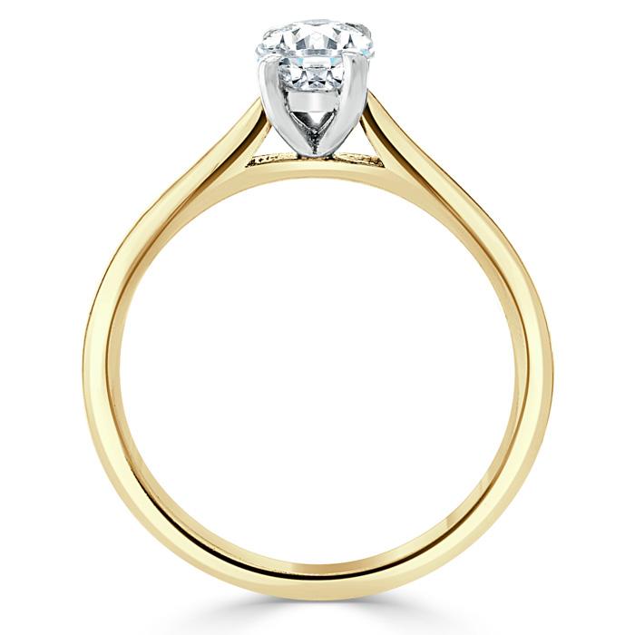 The Nora — Oval Lab Diamond Solitaire Engagement Ring VI