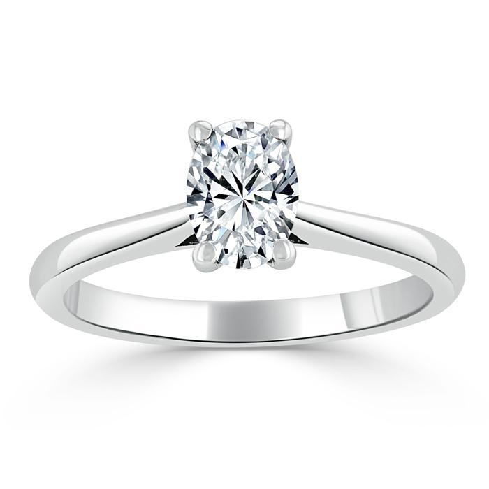 The Nora — Oval Lab Diamond Solitaire Engagement Ring VI