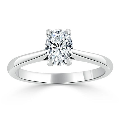 The Nora — Oval Lab Diamond Solitaire Engagement Ring VI