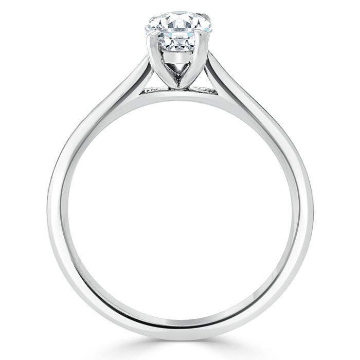 The Nora — Oval Lab Diamond Solitaire Engagement Ring VI