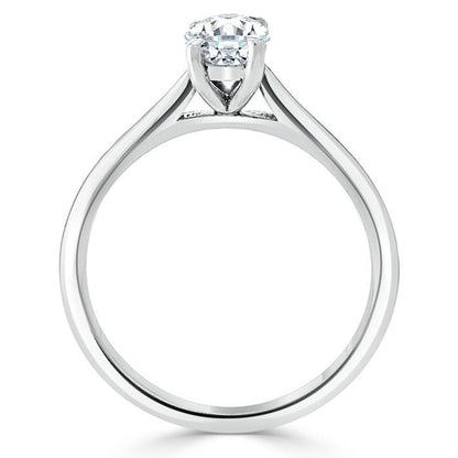 The Nora — Oval Lab Diamond Solitaire Engagement Ring VI