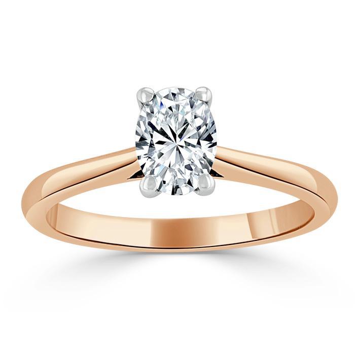 The Nora — Oval Lab Diamond Solitaire Engagement Ring VI