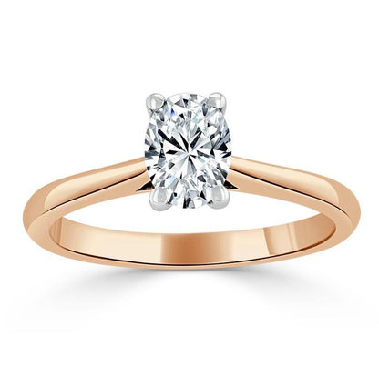 The Nora — Oval Lab Diamond Solitaire Engagement Ring VI