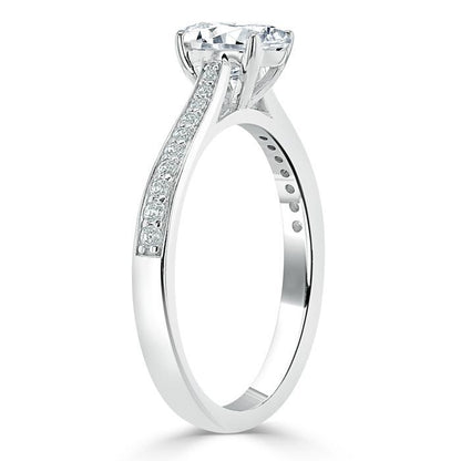 The Nora — Oval Lab Diamond Solitaire Engagement Ring IV