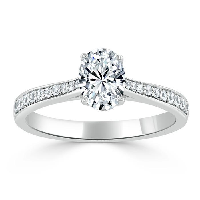 The Nora — Oval Lab Diamond Solitaire Engagement Ring IV