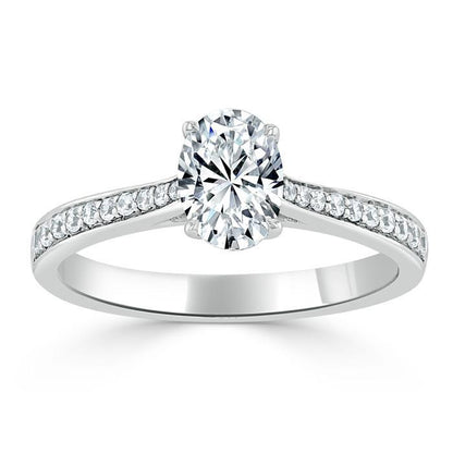 The Nora — Oval Lab Diamond Solitaire Engagement Ring IV