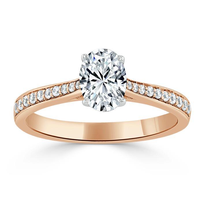 The Nora — Oval Lab Diamond Solitaire Engagement Ring IV