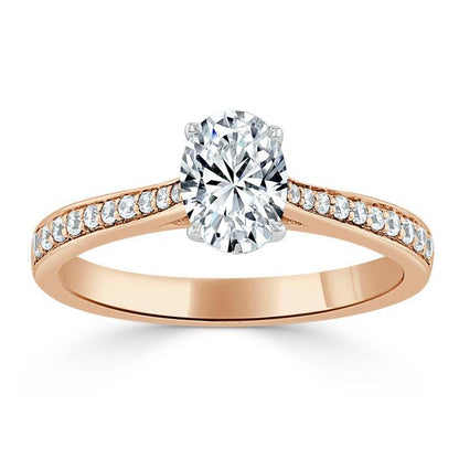 The Nora — Oval Lab Diamond Solitaire Engagement Ring IV