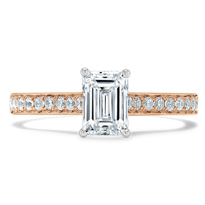 The Isla — Emerald Lab Diamond Solitaire Engagement Ring IV