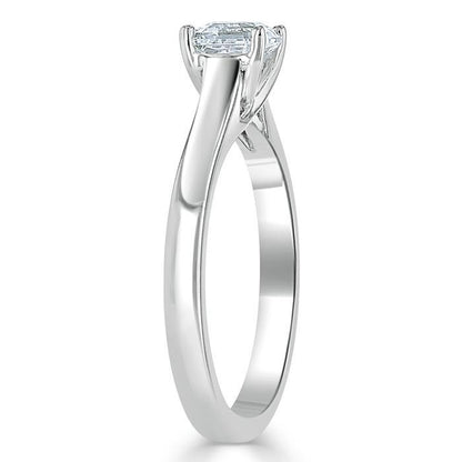 The Eva — Asscher Lab Diamond Solitaire Engagement Ring VII