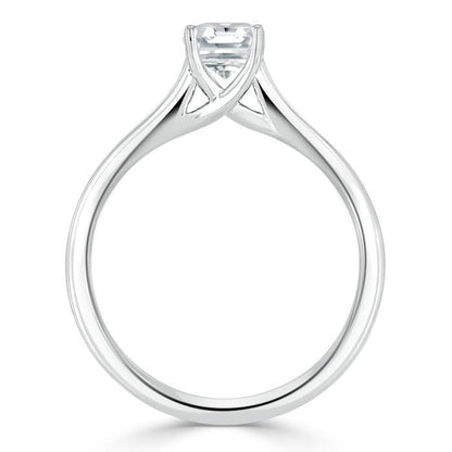 The Eva — Asscher Lab Diamond Solitaire Engagement Ring VII