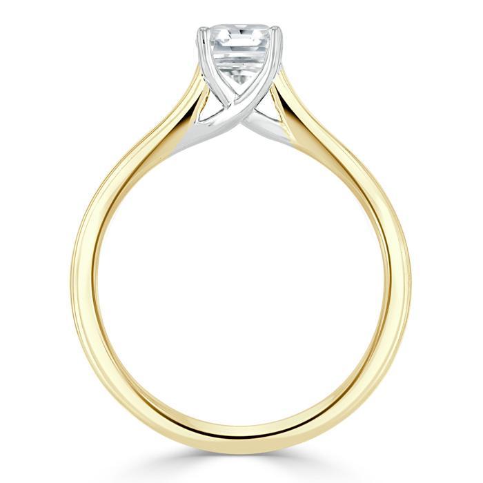 The Eva — Asscher Lab Diamond Solitaire Engagement Ring VII