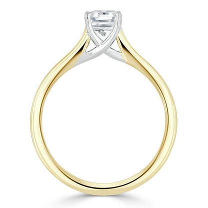 The Eva — Asscher Lab Diamond Solitaire Engagement Ring VII