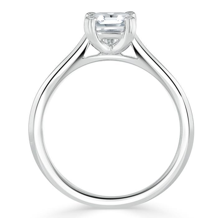 The Eva — Asscher Lab Diamond Solitaire Engagement Ring VI