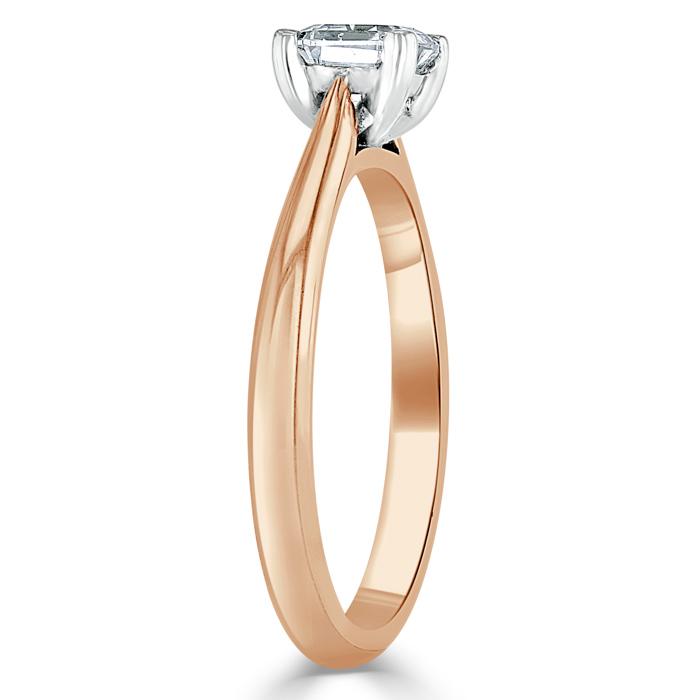 The Eva — Asscher Lab Diamond Solitaire Engagement Ring VI