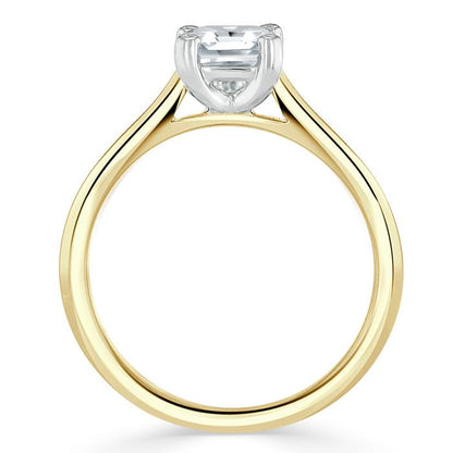 The Eva — Asscher Lab Diamond Solitaire Engagement Ring VI