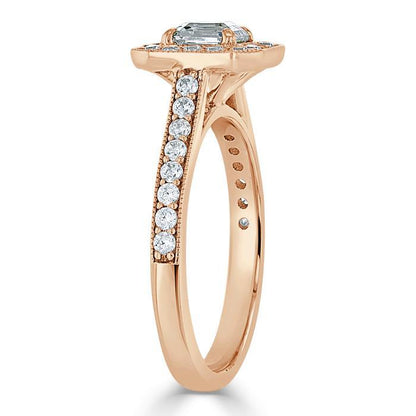 The Aurora — Asscher Lab Diamond Halo Engagement Ring II