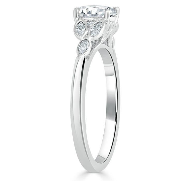 The Grace — Asscher Lab Diamond Vintage Engagement Ring