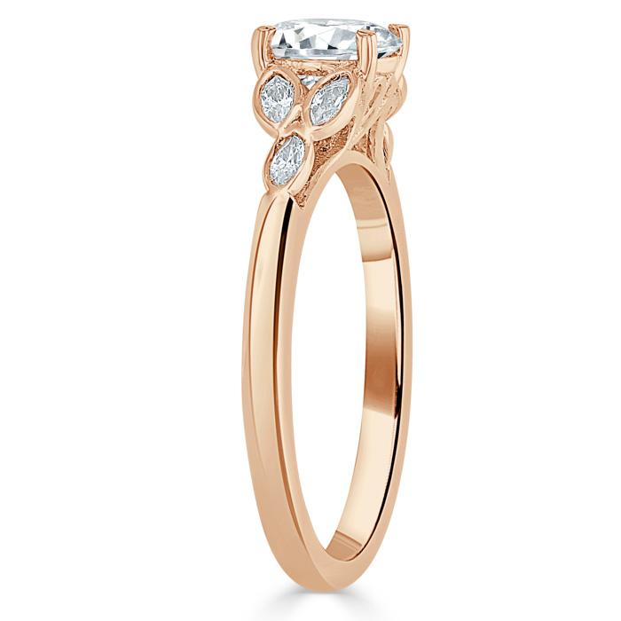 The Grace — Asscher Lab Diamond Vintage Engagement Ring