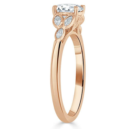 The Grace — Asscher Lab Diamond Vintage Engagement Ring
