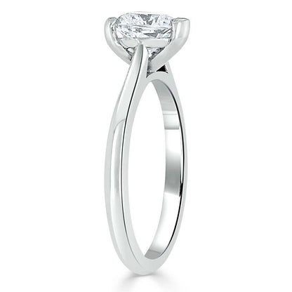 The Rose — Heart Lab Diamond Solitaire Engagement Ring II