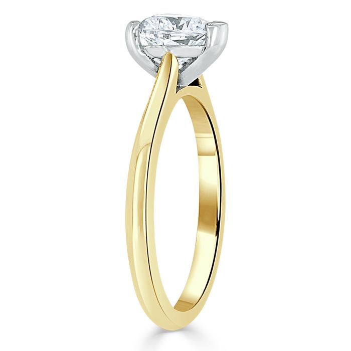 The Rose — Heart Lab Diamond Solitaire Engagement Ring II