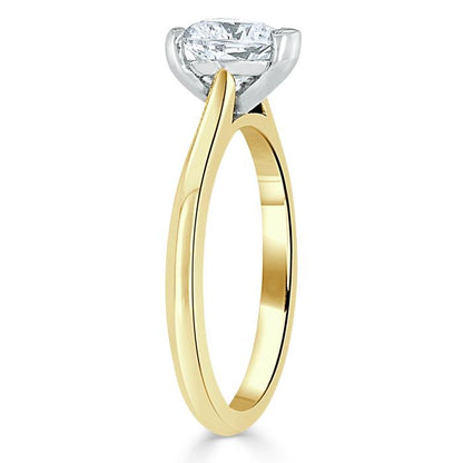 The Rose — Heart Lab Diamond Solitaire Engagement Ring II