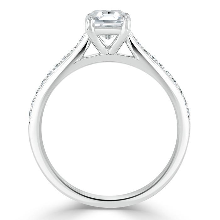 The Eva — Asscher Lab Diamond Solitaire Engagement Ring