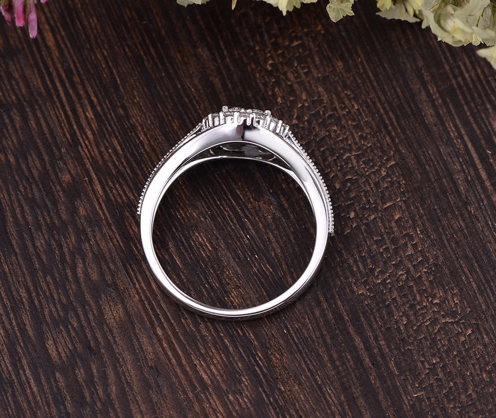 The Juliet — Round Lab Diamond Cluster Halo Engagement Ring