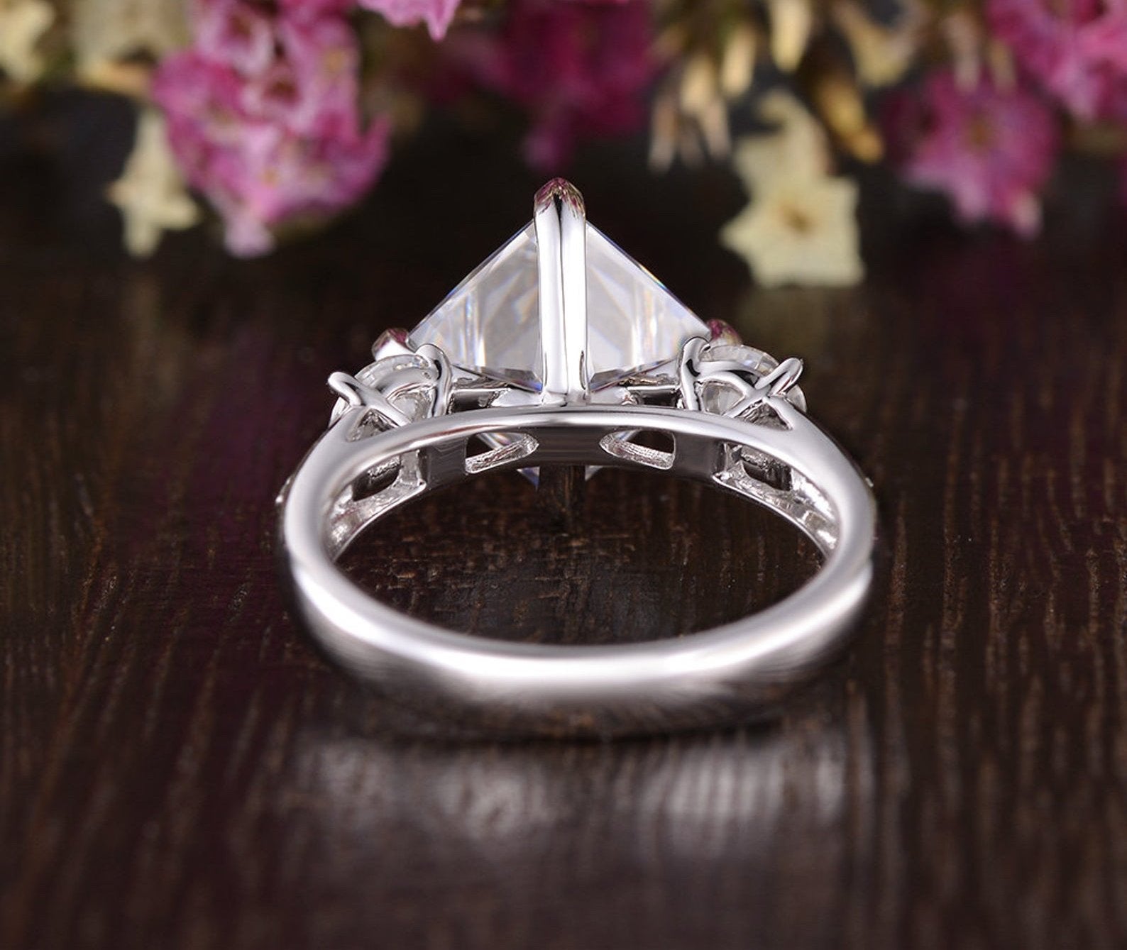 The Grace — Princess Lab Diamond Vintage Engagement Ring IV