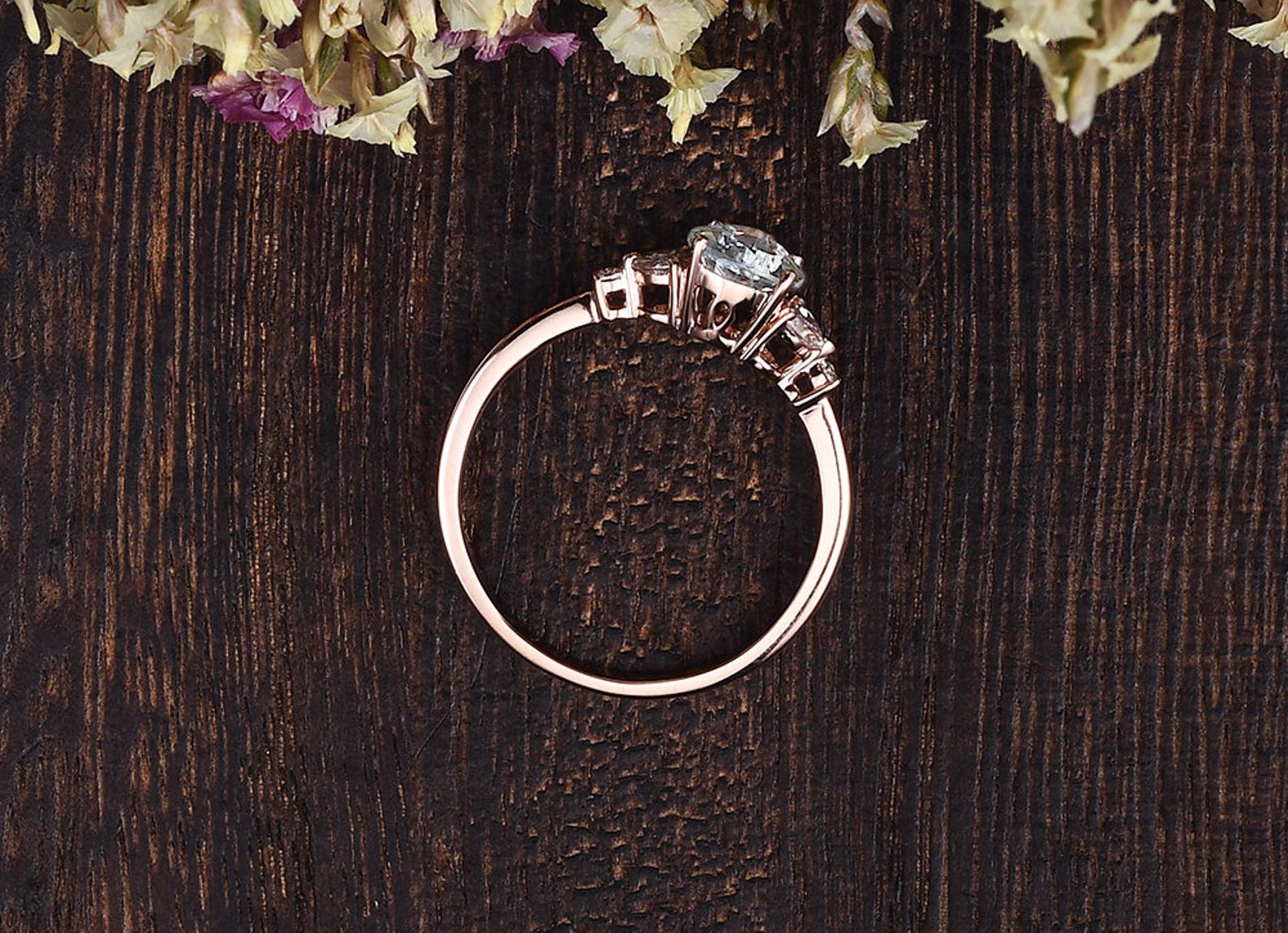 The Grace — Pear Lab Diamond Vintage Engagement Ring II