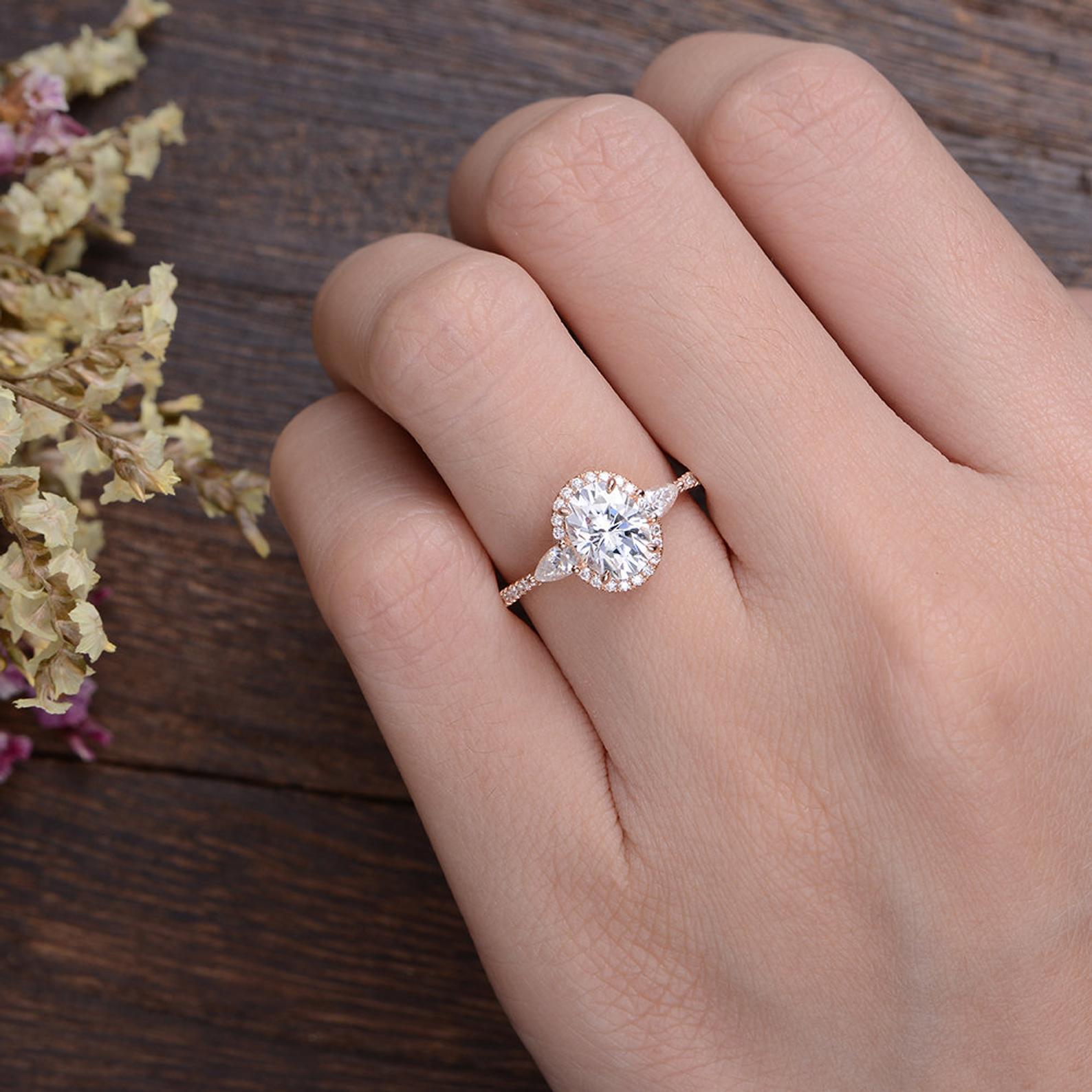 The Grace — Oval Lab Diamond Vintage Engagement Ring VII