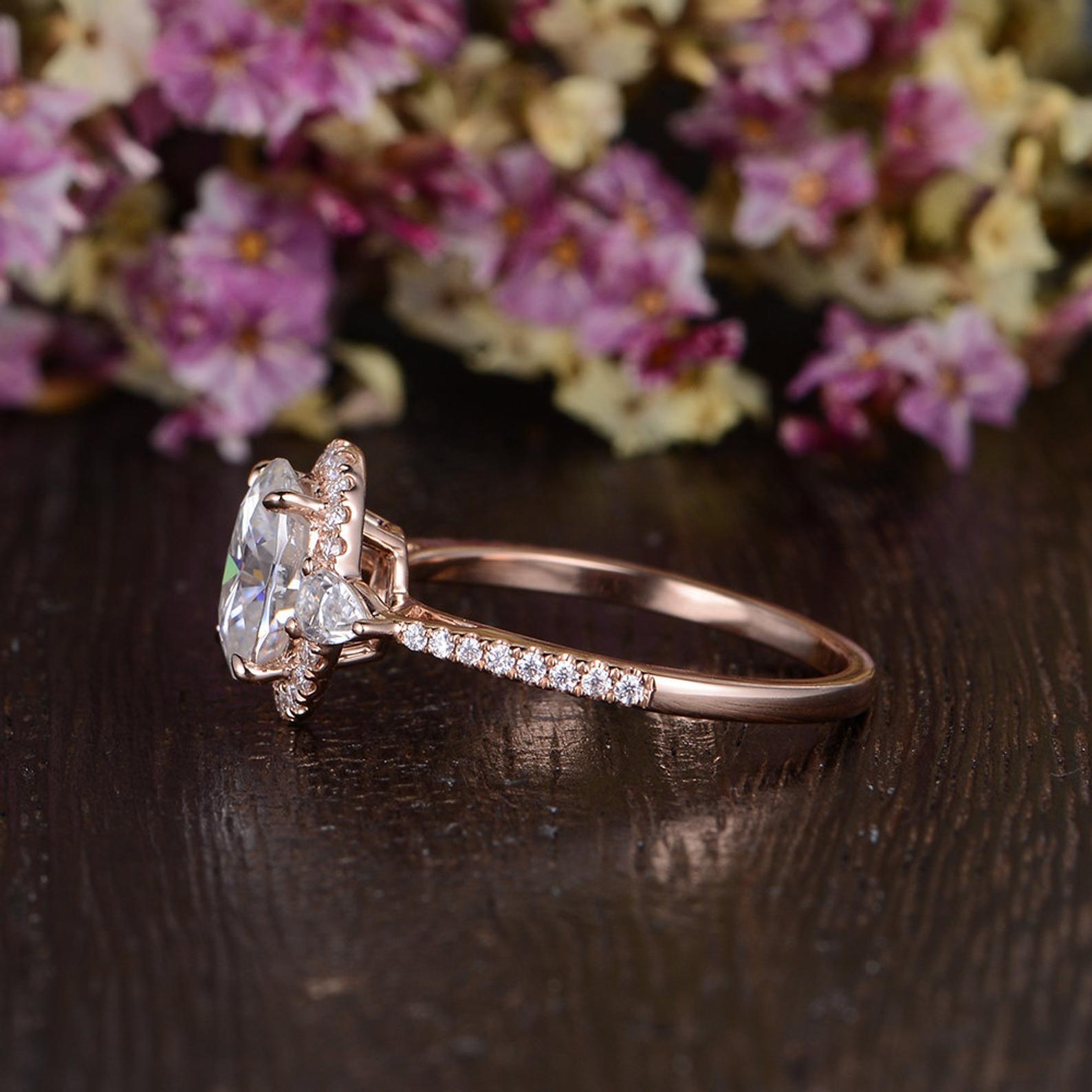 The Grace — Oval Lab Diamond Vintage Engagement Ring VII