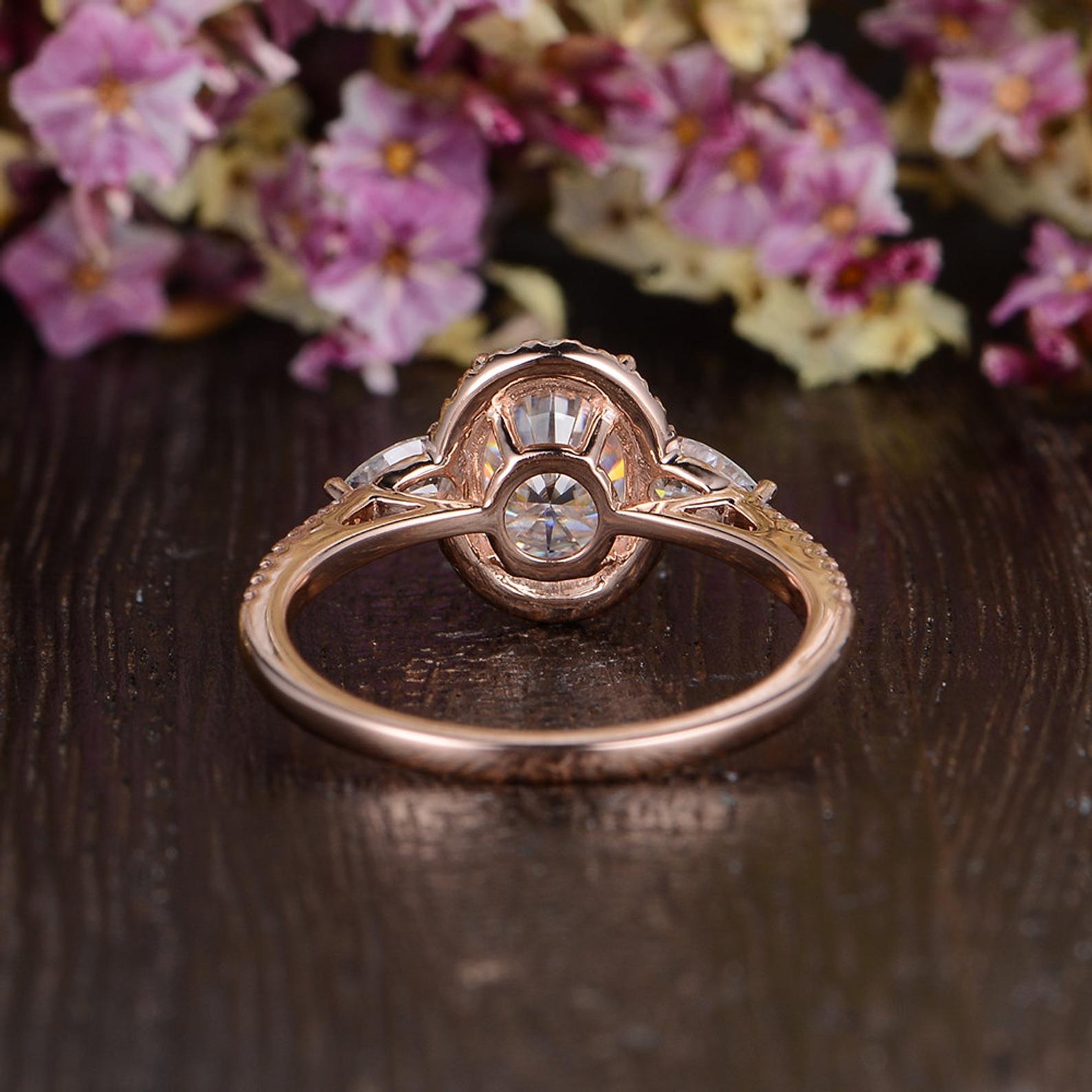 The Grace — Oval Lab Diamond Vintage Engagement Ring VII
