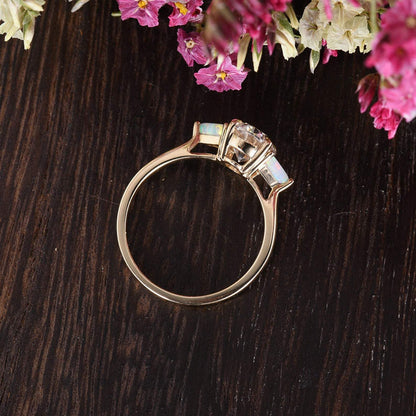 The Grace — Oval Lab Diamond Edwardian Engagement Ring II
