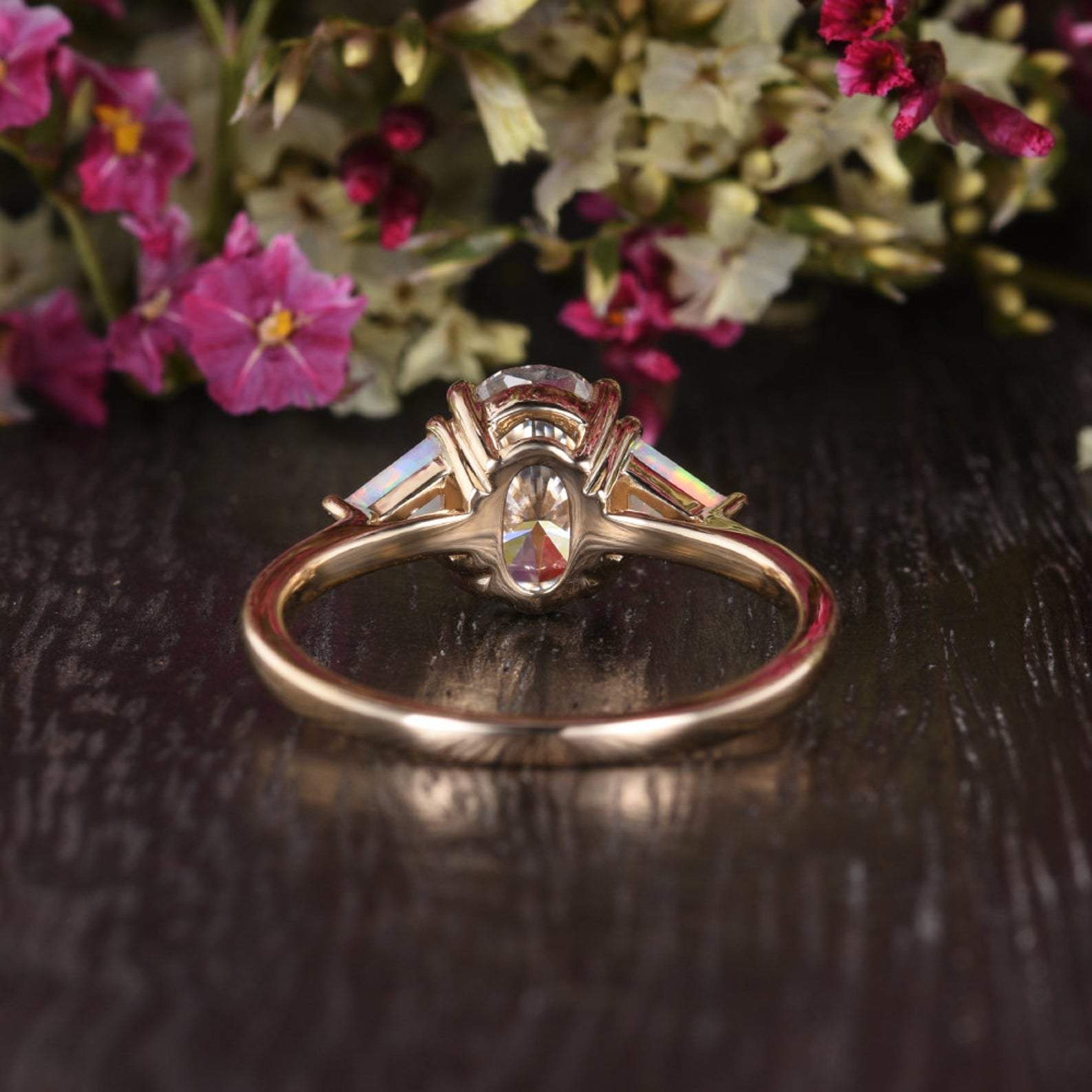 The Grace — Oval Lab Diamond Edwardian Engagement Ring II