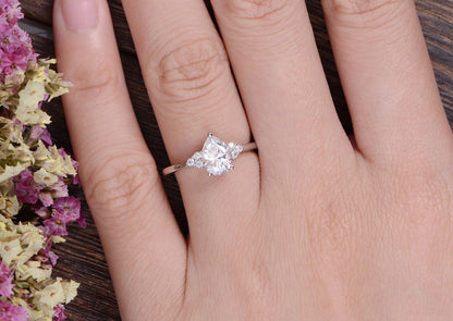 The Grace — Pear Lab Diamond Edwardian Engagement Ring