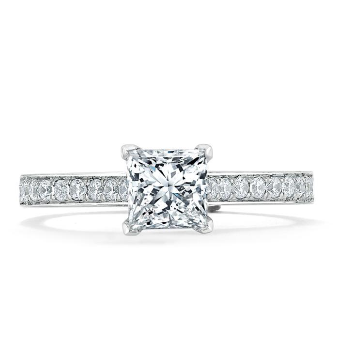 The Clara — Princess Lab Diamond Solitaire Engagement Ring VIII