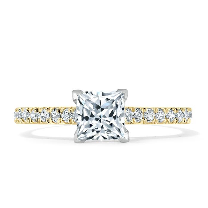 The Clara — Princess Lab Diamond Solitaire Engagement Ring VII