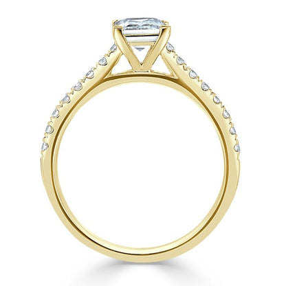The Clara — Princess Lab Diamond Solitaire Engagement Ring VII