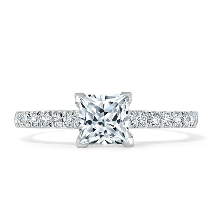 The Clara — Princess Lab Diamond Solitaire Engagement Ring VII
