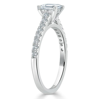 The Clara — Princess Lab Diamond Solitaire Engagement Ring VII