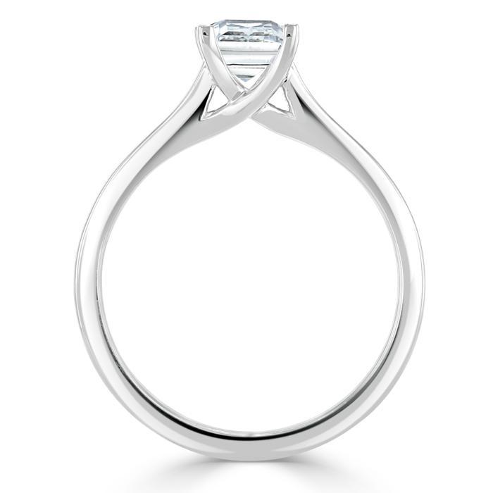 The Clara — Princess Lab Diamond Solitaire Engagement Ring VI