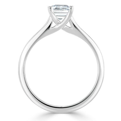The Clara — Princess Lab Diamond Solitaire Engagement Ring VI