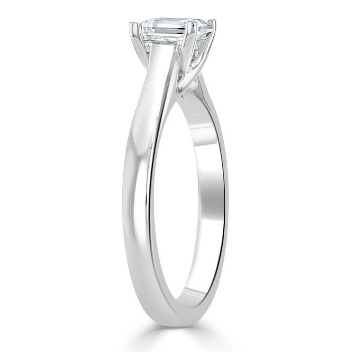 The Clara — Princess Lab Diamond Solitaire Engagement Ring VI