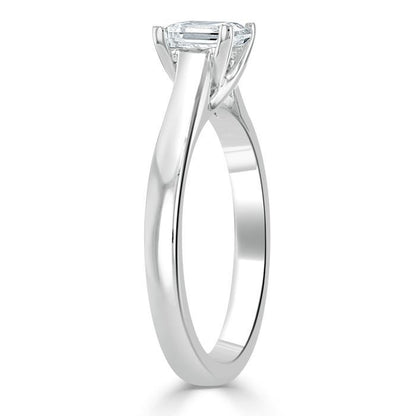 The Clara — Princess Lab Diamond Solitaire Engagement Ring VI