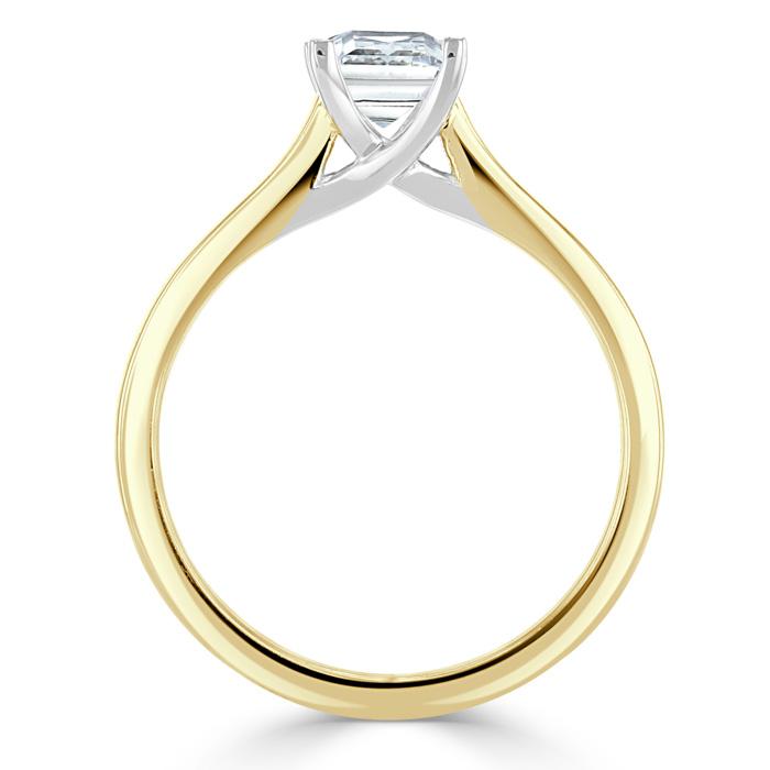 The Clara — Princess Lab Diamond Solitaire Engagement Ring VI